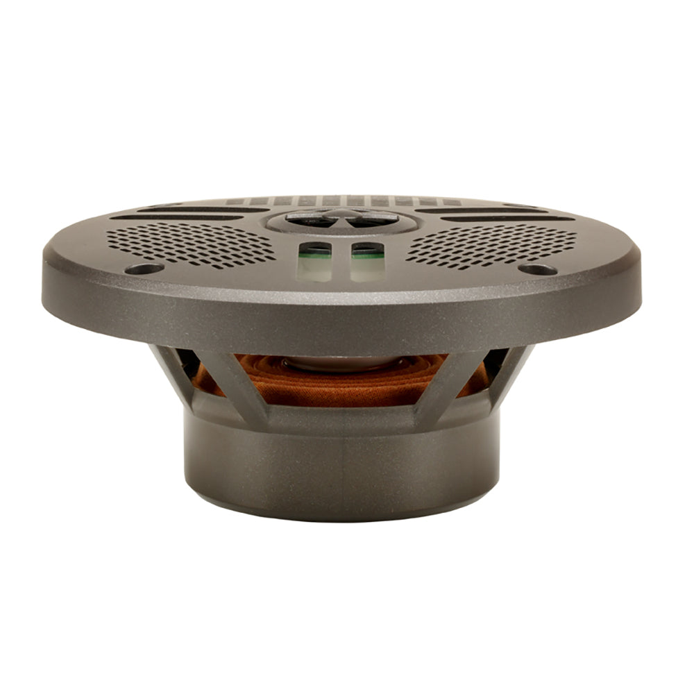 Poly-Planar MA-4052LG1 5" 60 Watt LED Self Draining Spa Speaker - Dark Grey - Deckhand Marine Supply