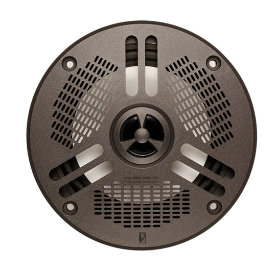 Poly-Planar MA-4052LG1 5" 60 Watt LED Self Draining Spa Speaker - Dark Grey - Deckhand Marine Supply