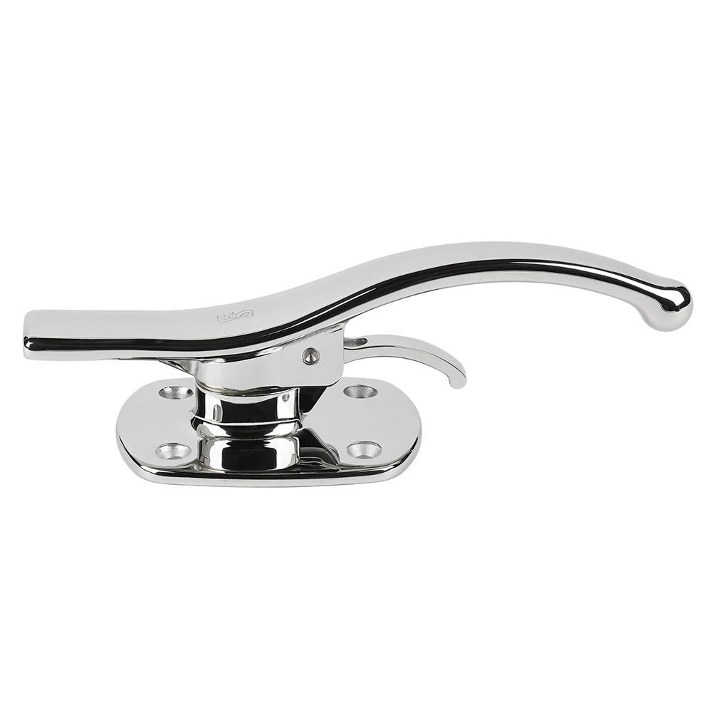 Schaefer Transom Door Latch Handle - Catch Plate Included - Deckhand Marine Supply