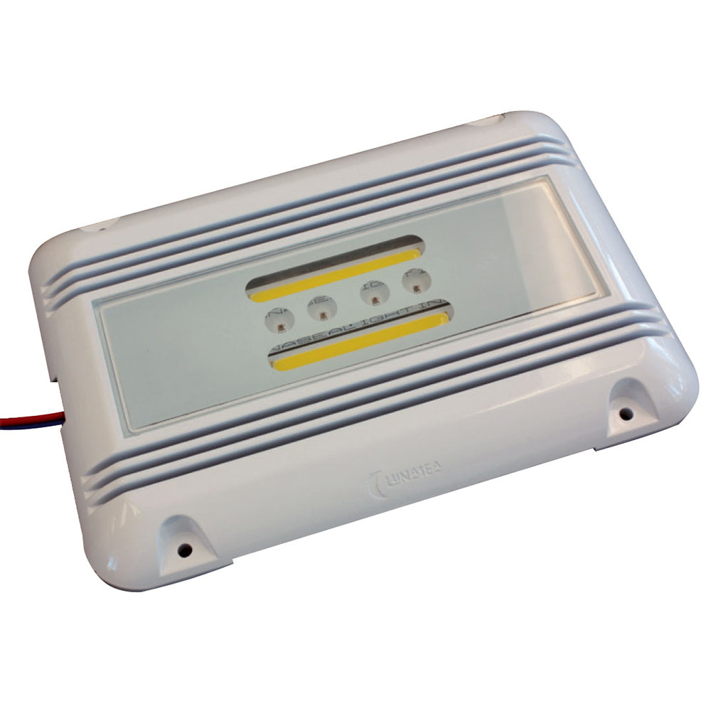 Lunasea LED Engine Room Utility Light - 16W - 3,200 Lumen Output, Ignition Proof, 10-40 VDC, 4000K Natural White LEDs - Deckhand Marine Supply