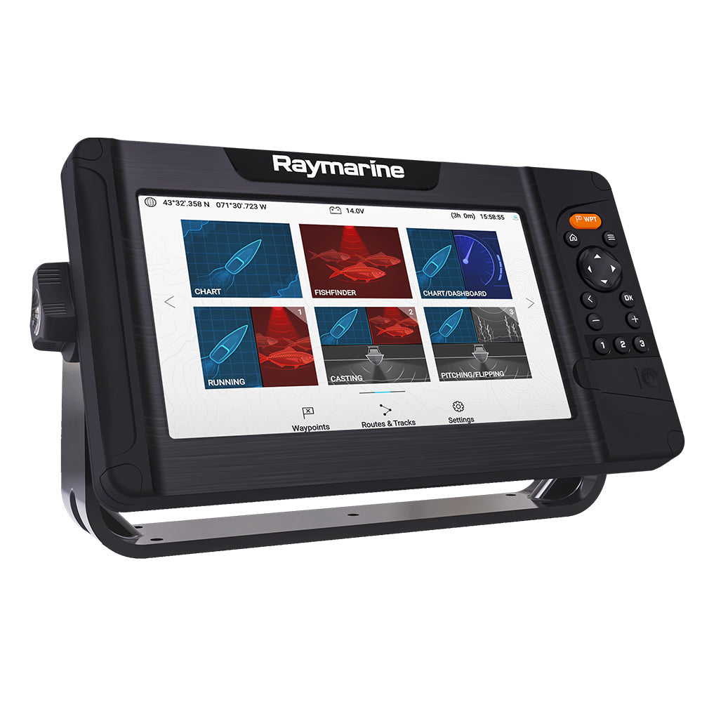 Raymarine Element 9 HV Combo w/HV-100 Transducer  Nav+ US  Canada Chart - Deckhand Marine Supply