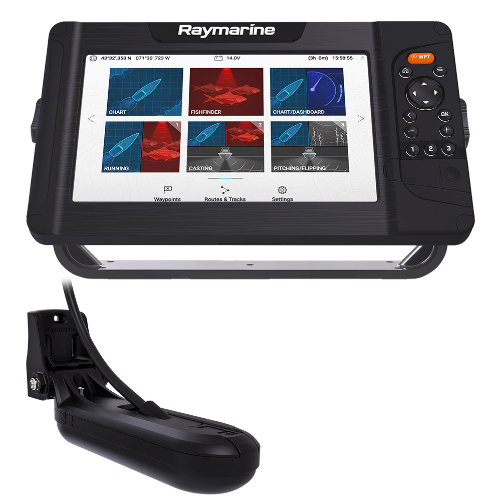 Raymarine Element 9 HV Combo w/HV-100 Transducer  Nav+ US  Canada Chart - Deckhand Marine Supply