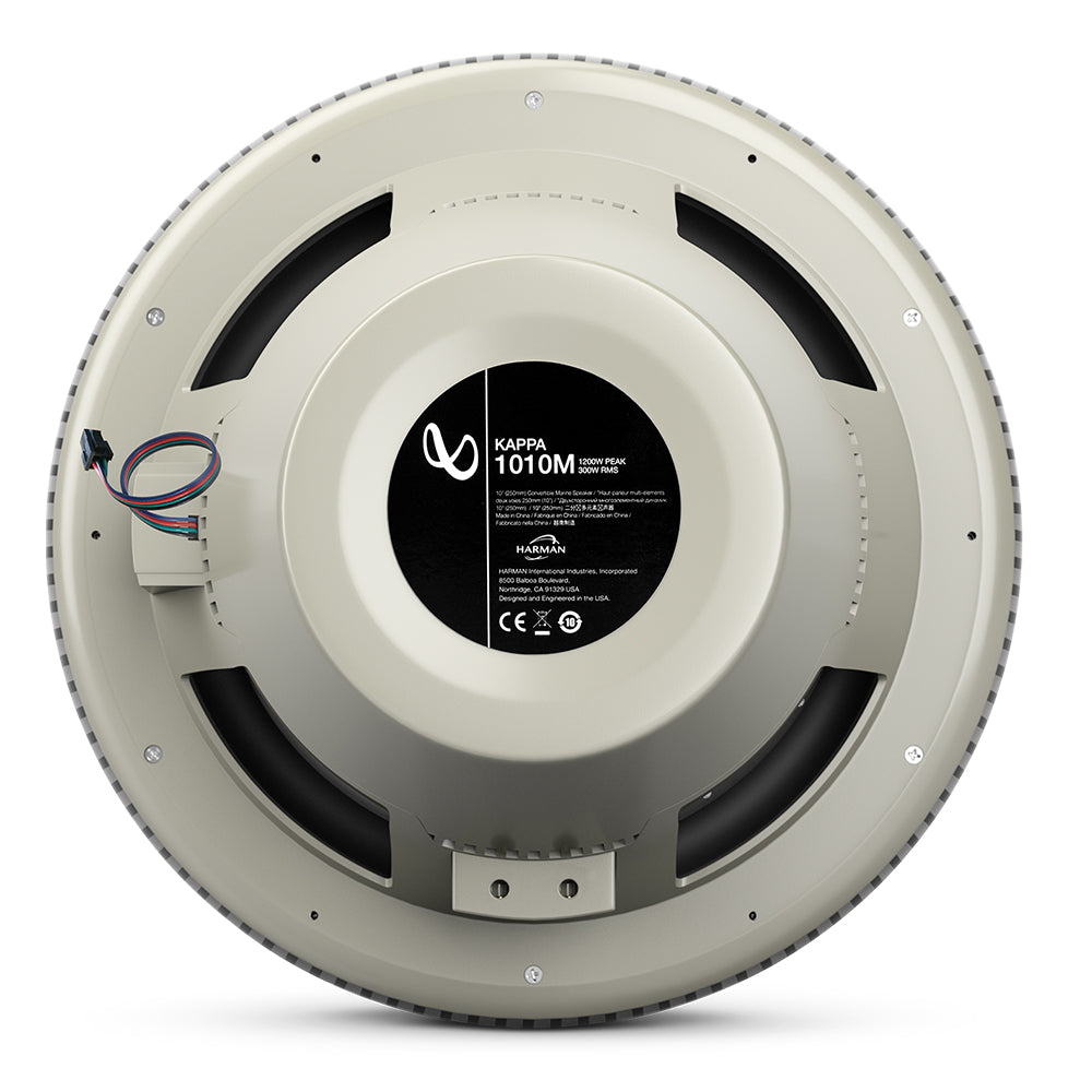 Infinity 10" Marine RGB Kappa Series Speakers - White - Deckhand Marine Supply