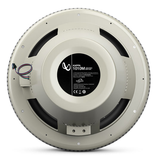 Infinity 10" Marine RGB Kappa Series Speakers - White - Deckhand Marine Supply