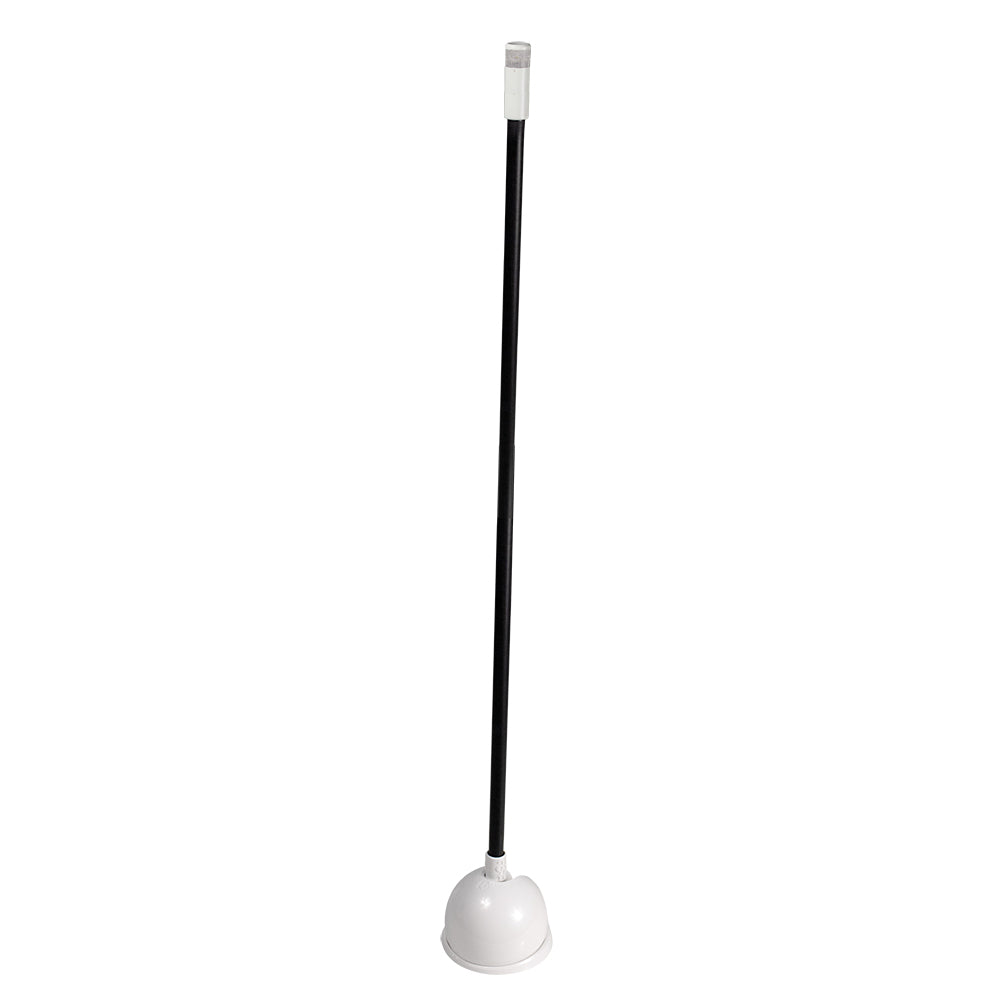 Lumitec Contour Anchor Light - 39" - Black Shaft White Base - Deckhand Marine Supply