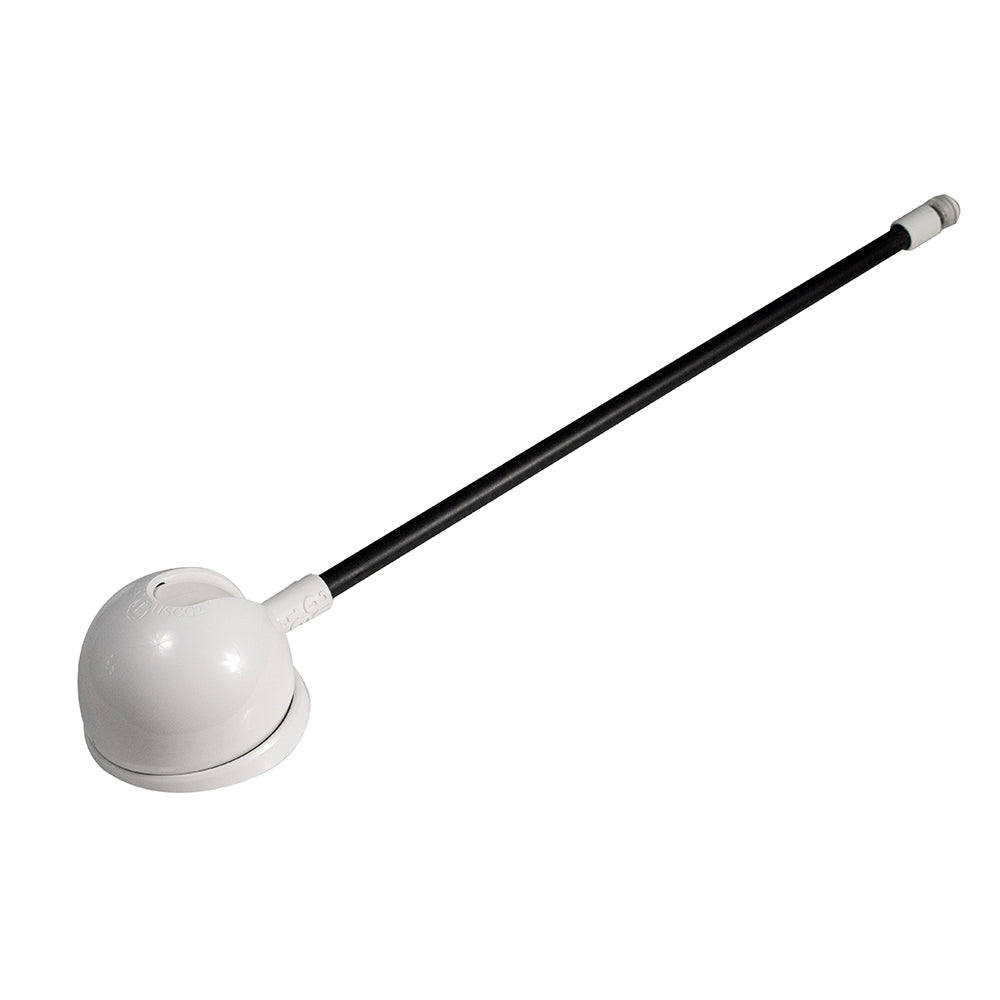 Lumitec Contour Anchor Light - 12" - Black Shaft White Base - Deckhand Marine Supply