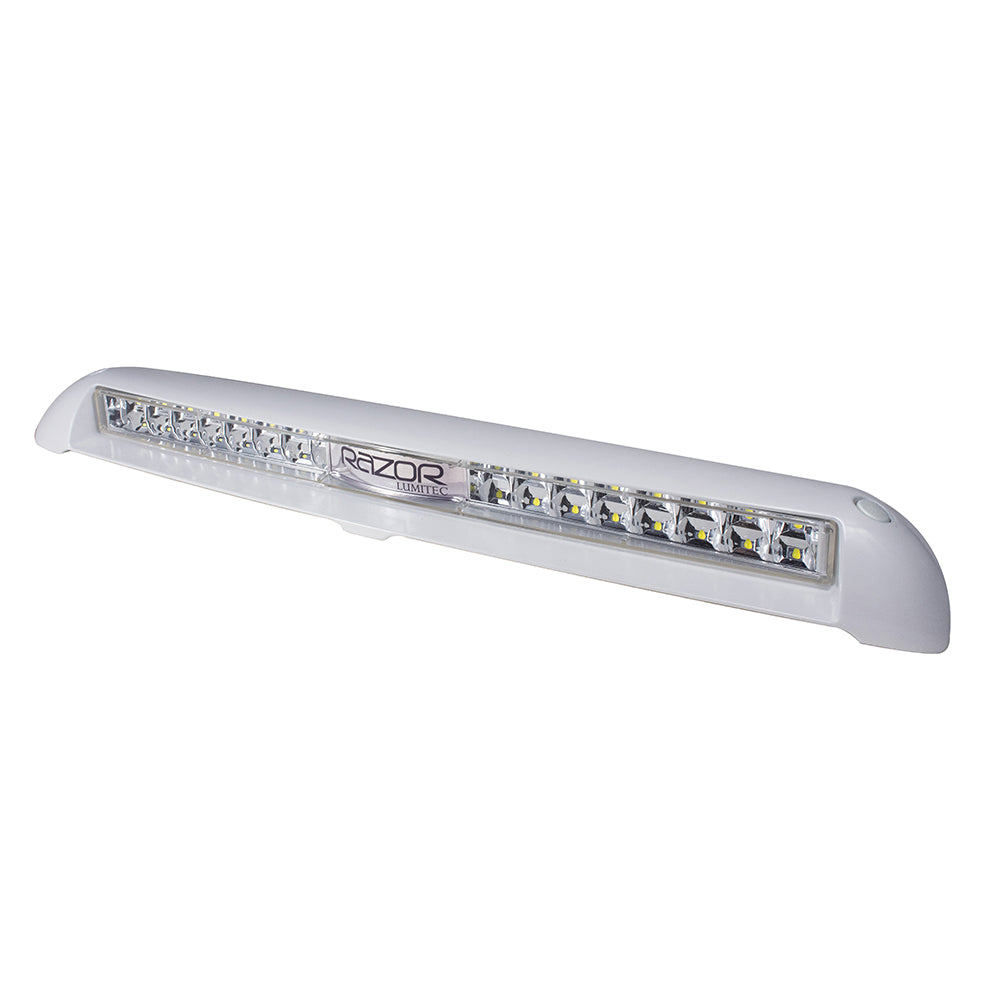 Lumitec Razor 18" Light Bar -Flood - White - Deckhand Marine Supply