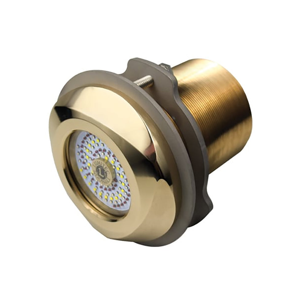 Lumitec SeaBlaze Typhoon Underwater Bronze Thru-Hull LED Light - White/Blue - Deckhand Marine Supply
