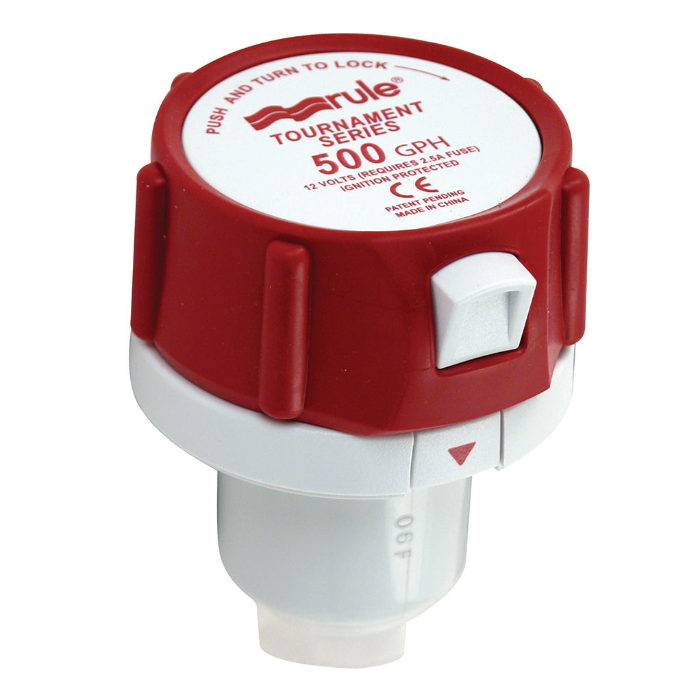 Rule 500 GPH Replacement Motor Cartridge f/Tournament Series Pumps - Deckhand Marine Supply