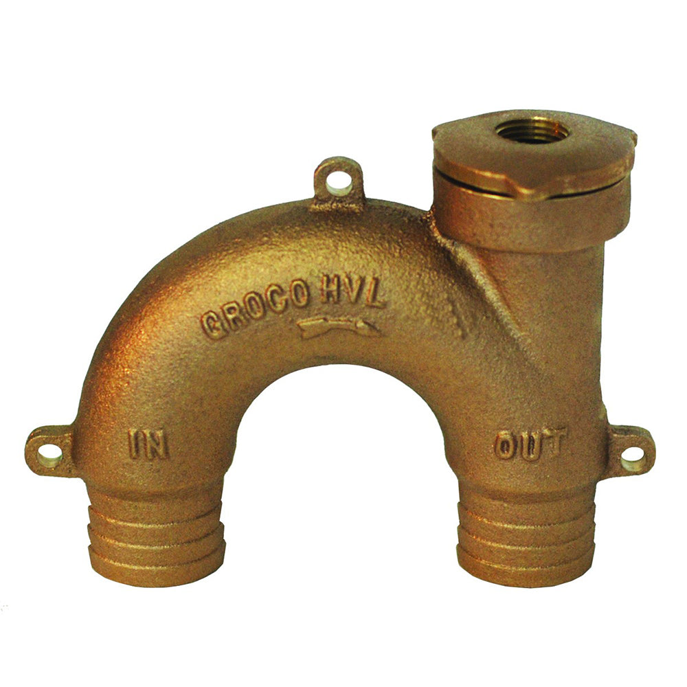 GROCO Bronze Vented Loop - 1-1/2" Hose - Deckhand Marine Supply