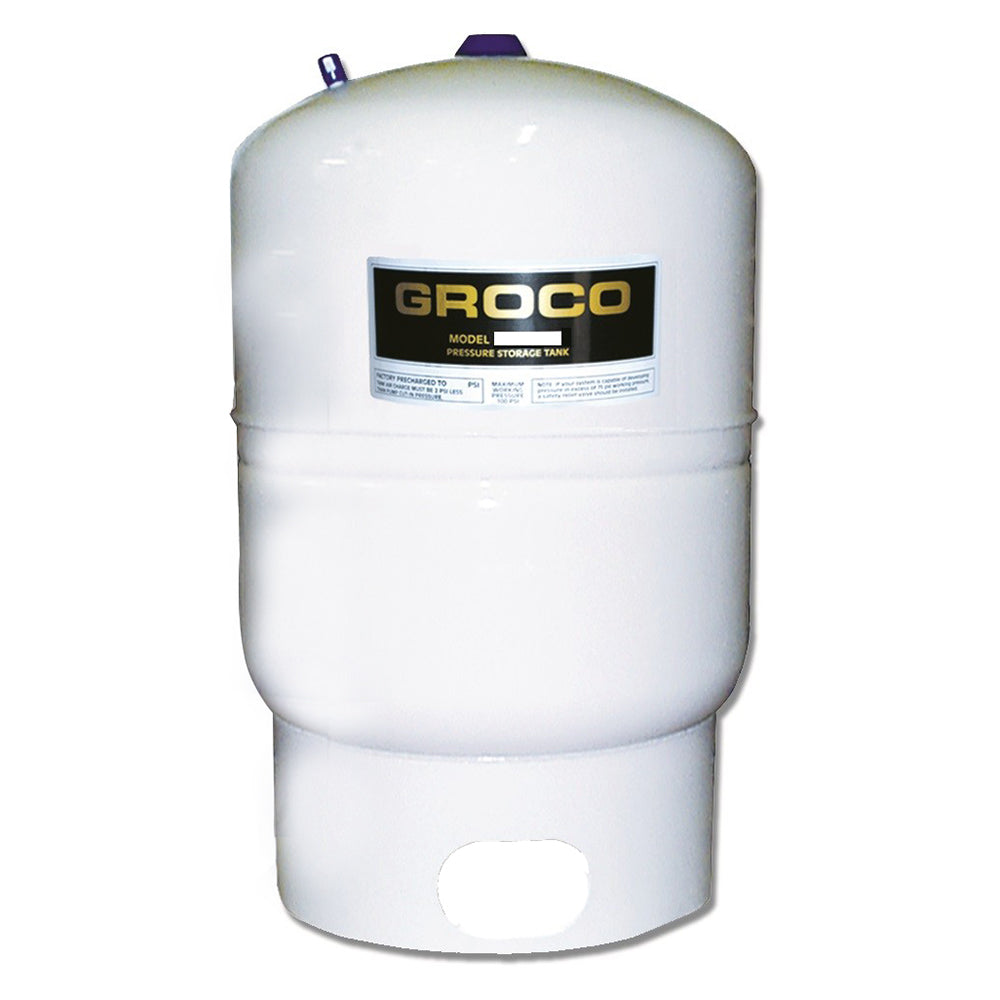 GROCO Pressure Storage Tank - 3.2 Gallon Drawdown - Deckhand Marine Supply
