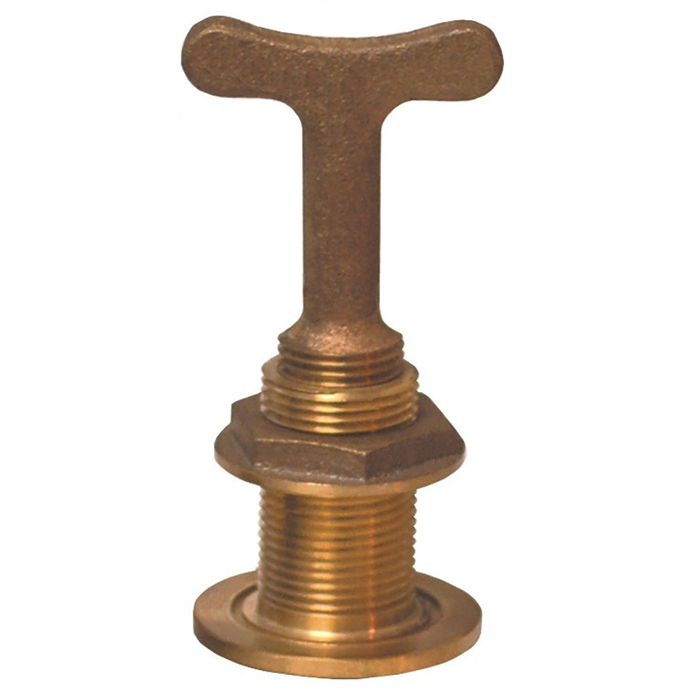GROCO Garboard Drain w/Inside T-Handle Plug - Deckhand Marine Supply
