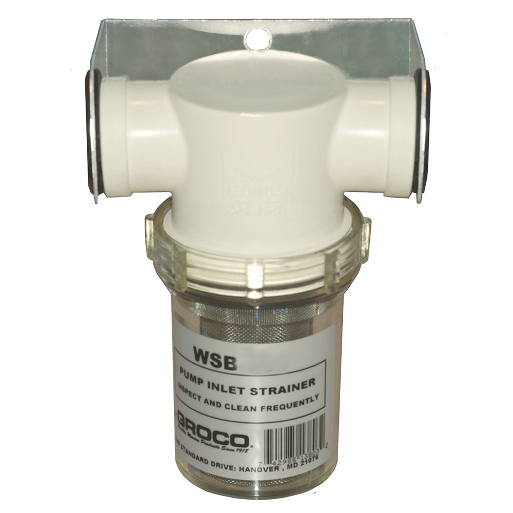 GROCO 1" Fresh Water Strainer w/#304 SS Basket - Deckhand Marine Supply