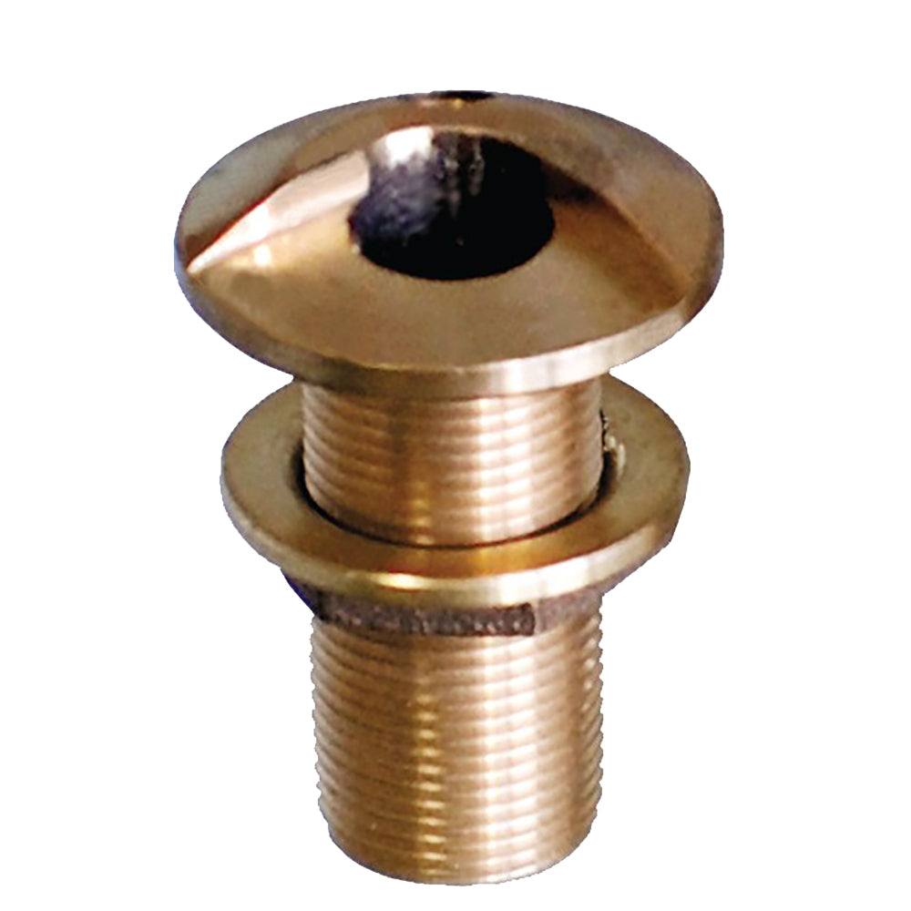 GROCO 1" Bronze High Speed Thru-Hull Fitting w/Nut - Deckhand Marine Supply