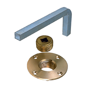 Perko Garboard Drain Plus w/Steel Wrench - Deckhand Marine Supply