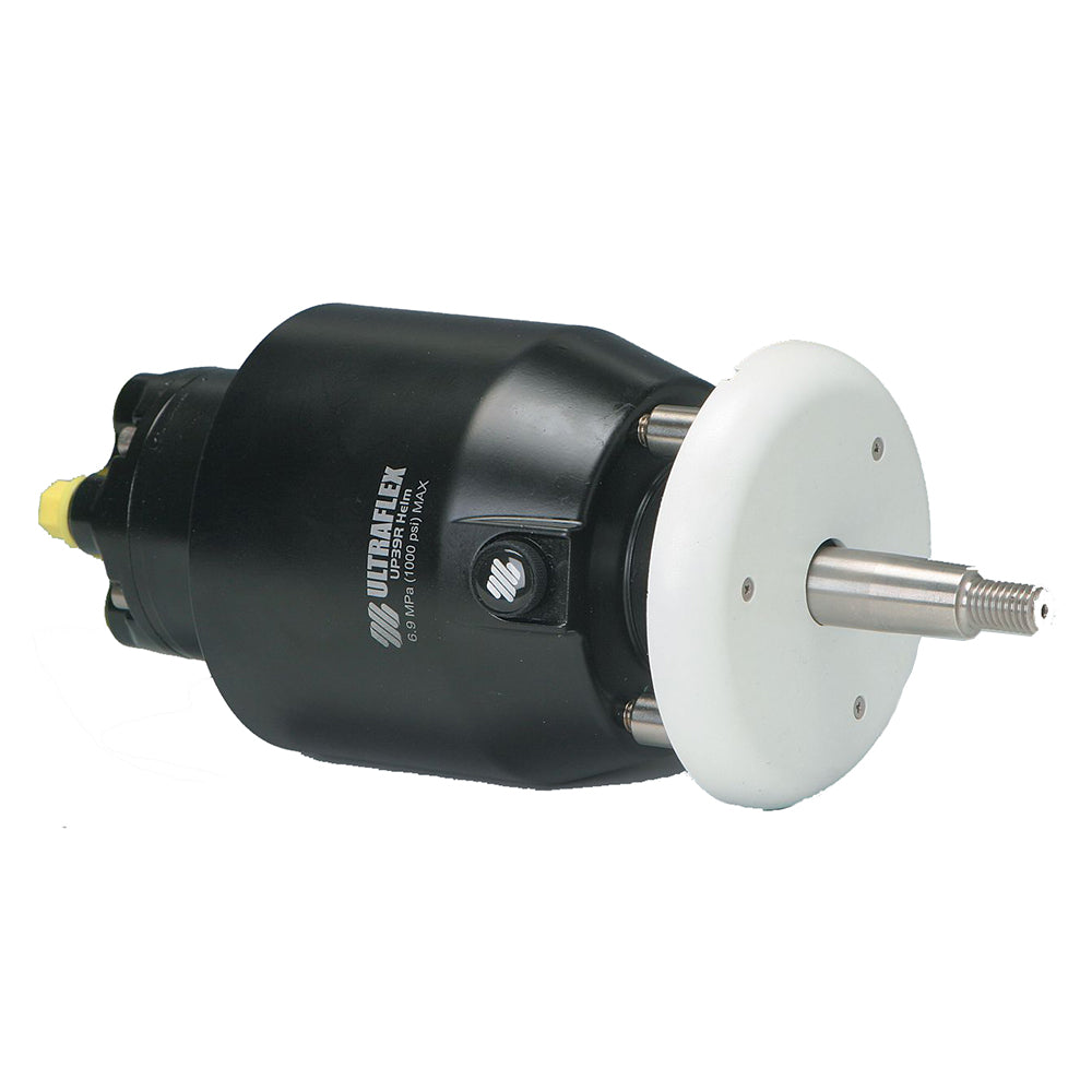 Uflex UP28R Rear Mount Helm 1.7 cu. 3/4" Tapered Stainless Steel Shaft - Deckhand Marine Supply