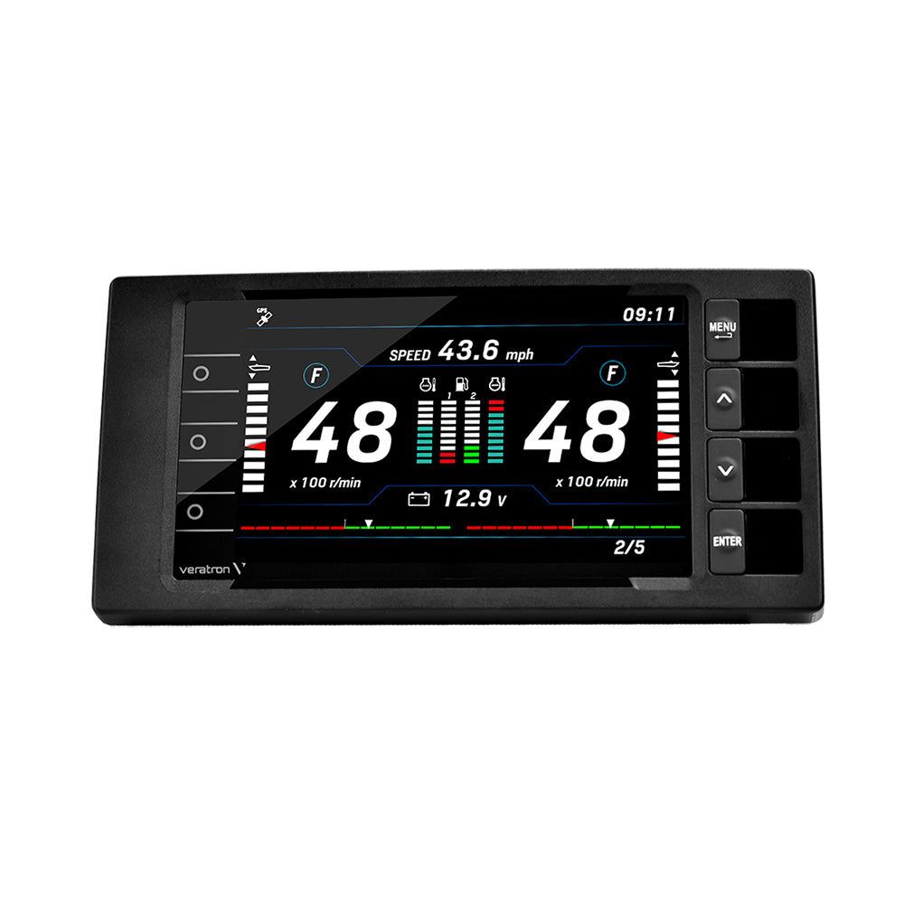 Veratron OceanLink 7" NMEA 2000 Certified TFT Gateway - Black - Deckhand Marine Supply