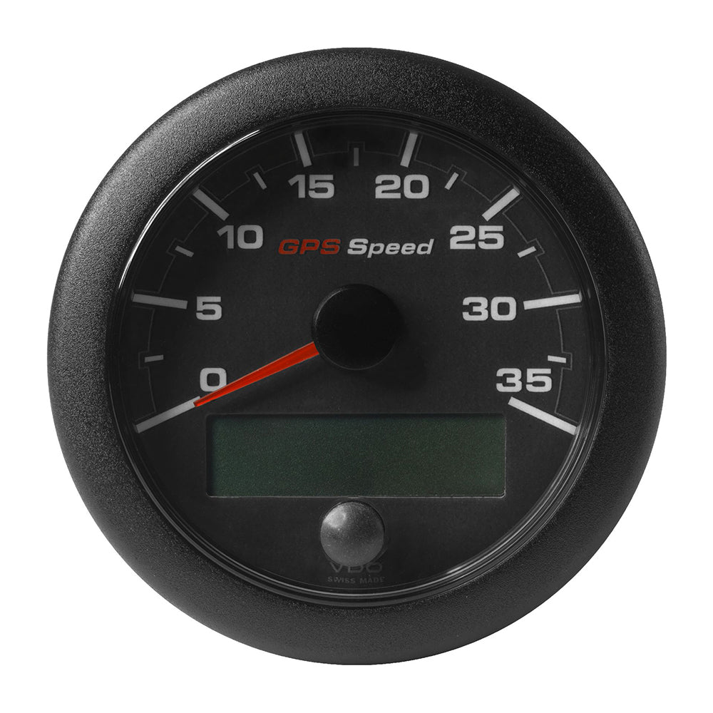 Veratron 3-3/8" (85mm) OceanLink GPS Speedometer - Black Dial  Bezel (0-35 K/MPH/KMH) - Deckhand Marine Supply