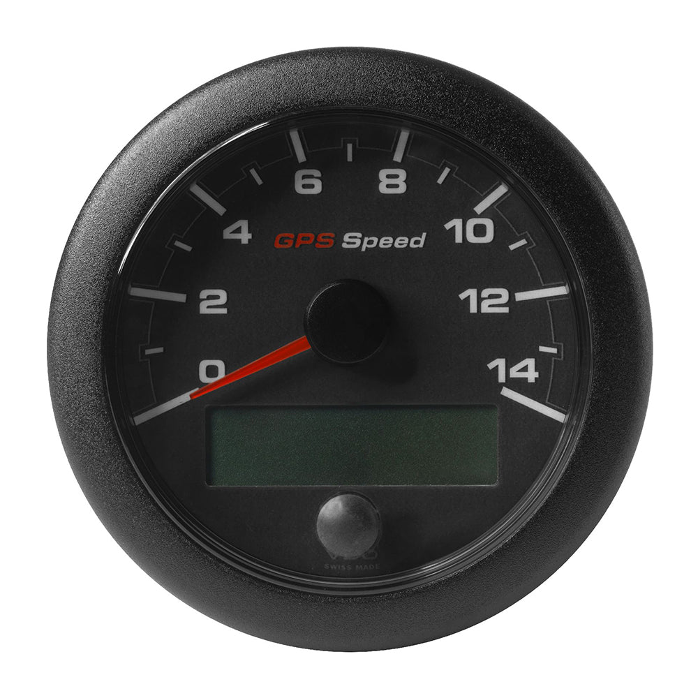 Veratron 3-3/8" (85mm) OceanLink GPS Speedometer - Black Dial  Bezel (0-14 K/MPH/KMH) - Deckhand Marine Supply
