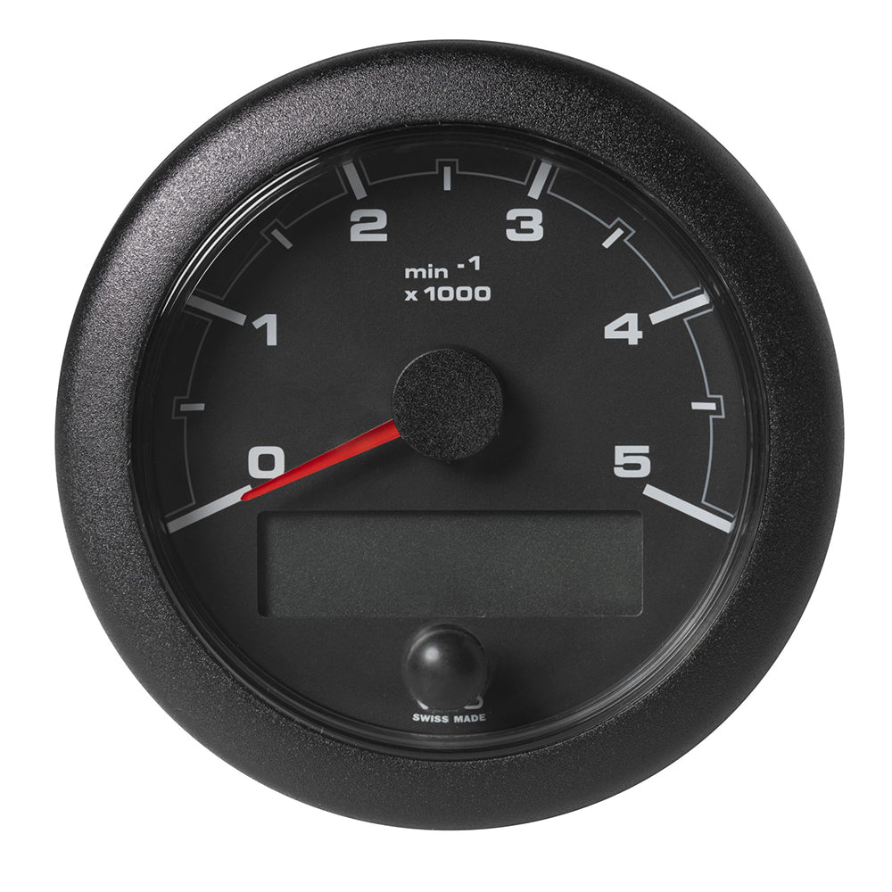 Veratron 3-3/8" (85MM) OceanLink NMEA 2000 Tachometer - 5000 RPM - Black Dial  Bezel - Deckhand Marine Supply