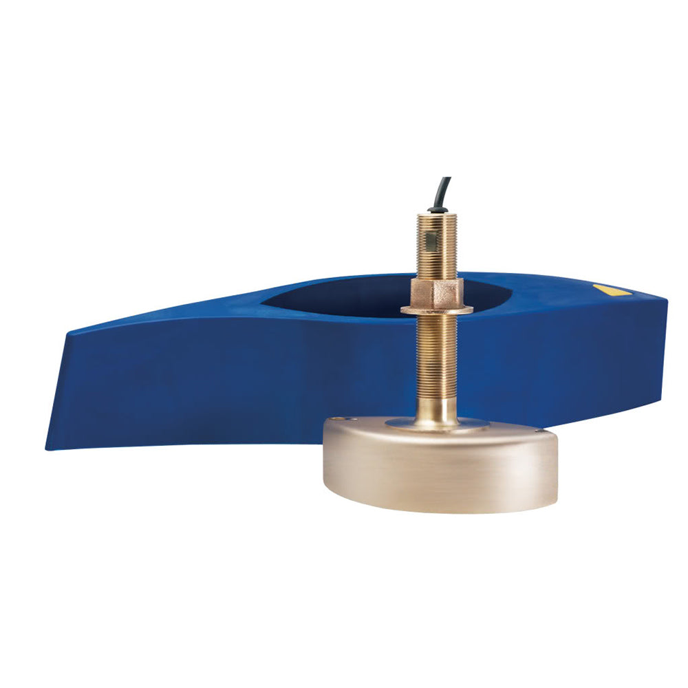 Furuno B285M Medium-Frequency CHIRP Transducer w/Temperature - Bronze Thru-Hull w/High Speed Fairing Block - Deckhand Marine Supply