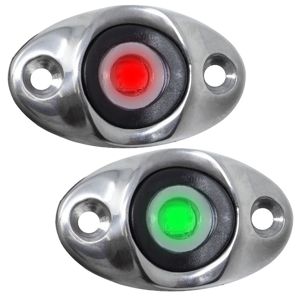 TACO Surface Mount LED Side Navigation Light Set - 1-3/4" - Deckhand Marine Supply
