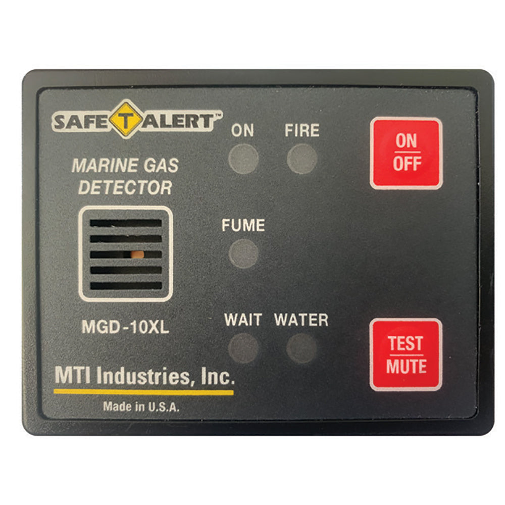 Safe-T-Alert Gas Vapor Alarm Fume, Fire, Bilge Water - Black Surface Mount - Deckhand Marine Supply