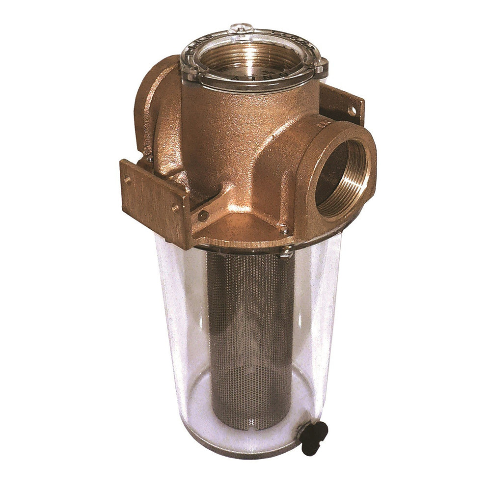 GROCO ARG-2500 Series 2-1/2" Raw Water Strainer Stainless Steel Basket - Deckhand Marine Supply