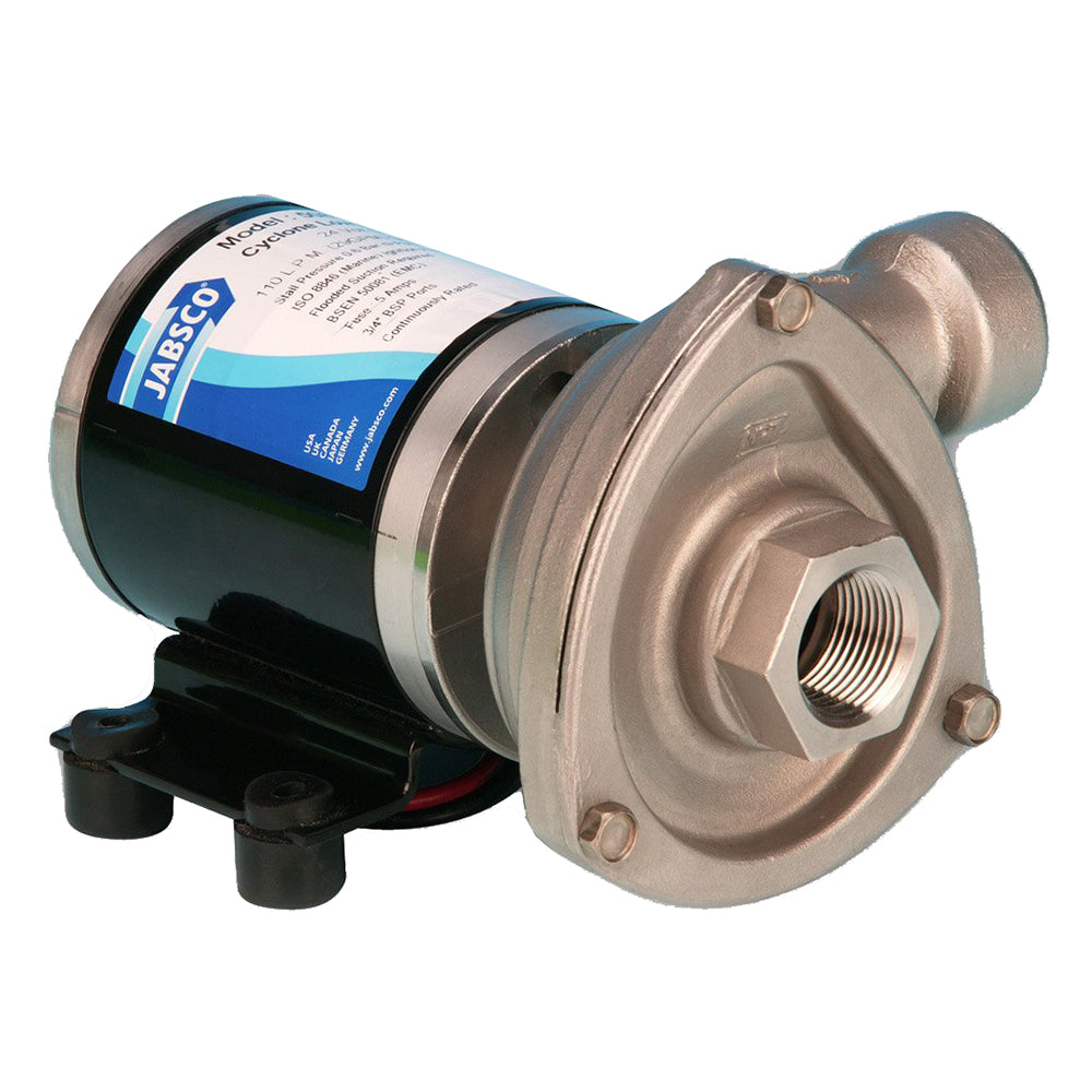 Jabsco Low Pressure Cyclone Centrifugal Pump - 24V - Deckhand Marine Supply