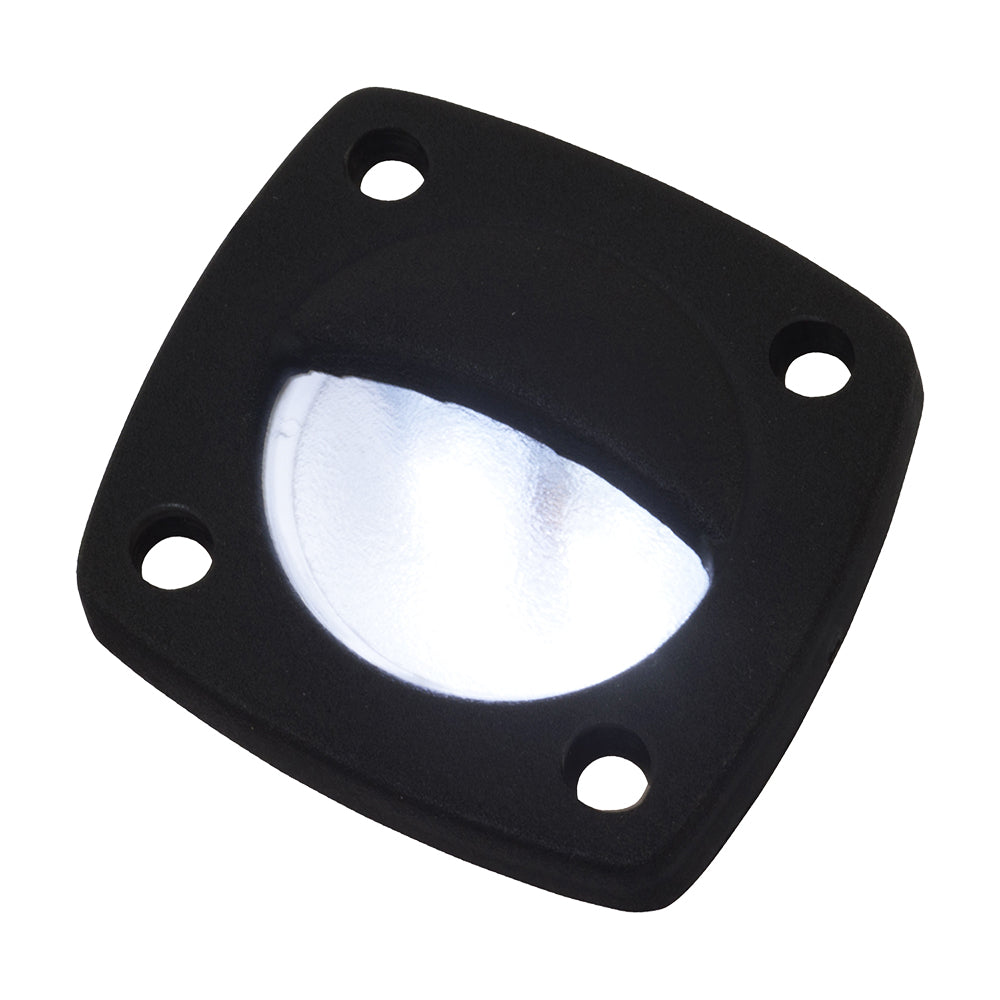 Sea-Dog LED Utility Light White w/Black Faceplate - Deckhand Marine Supply