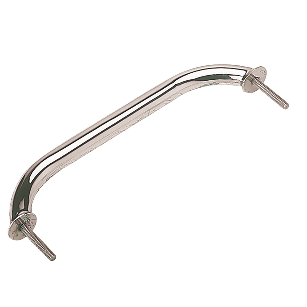 Sea-Dog Stainless Steel Stud Mount Flanged Hand Rail w/Mounting Flange - 10" - Deckhand Marine Supply