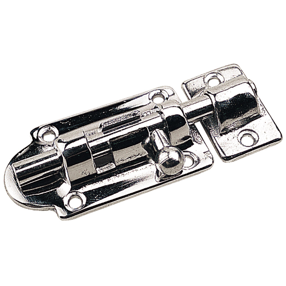 Sea-Dog Barrel Bolt - Chrome Finish - 2-7/8" - Deckhand Marine Supply