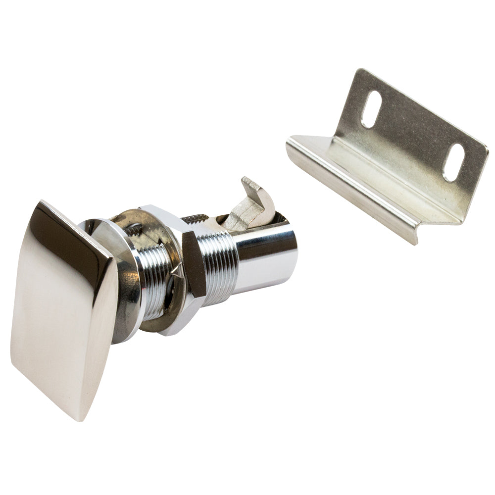 Sea-Dog Push Button Cabinet Latch - Rectangular - Deckhand Marine Supply
