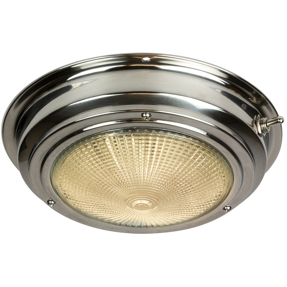 Sea-Dog Stainless Steel Dome Light - 5" Lens - Deckhand Marine Supply