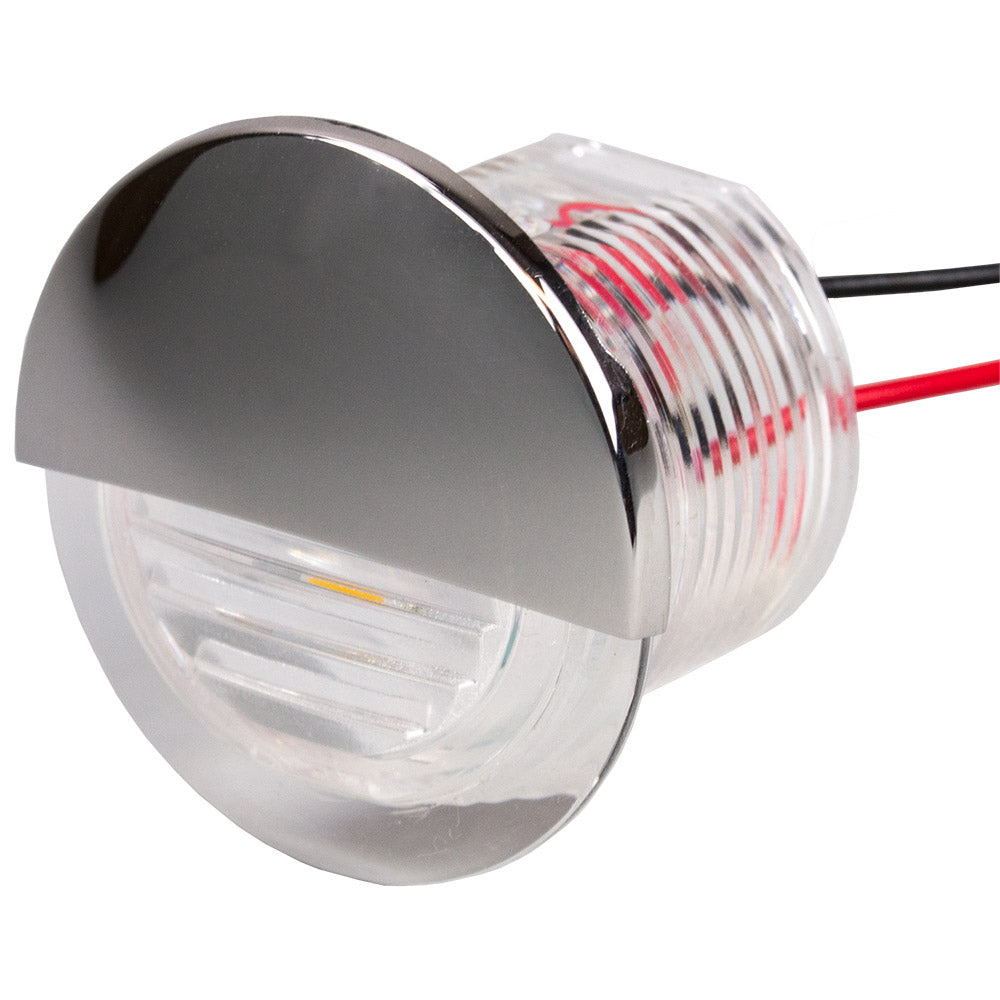 Sea-Dog Round LED Flush Mount Courtesy Light - White - Deckhand Marine Supply