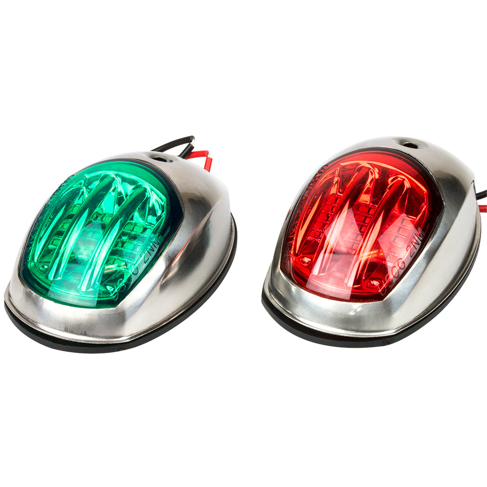 Sea-Dog Stainless Steel LED Navigation Lights - Port  Starboard - Deckhand Marine Supply