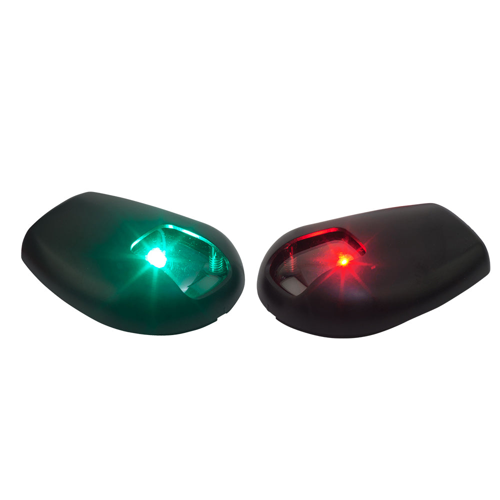 Sea-Dog Black Side Mount LED Navigation Lights - 1 NM - Port  Starboard - Deckhand Marine Supply