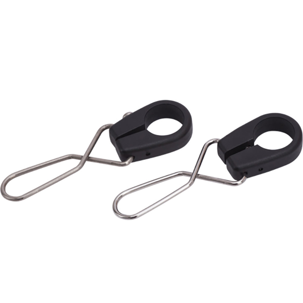 Sea-Dog Nylon Flagpole Pennant Mounts  Stainless Clips - Pair - Deckhand Marine Supply