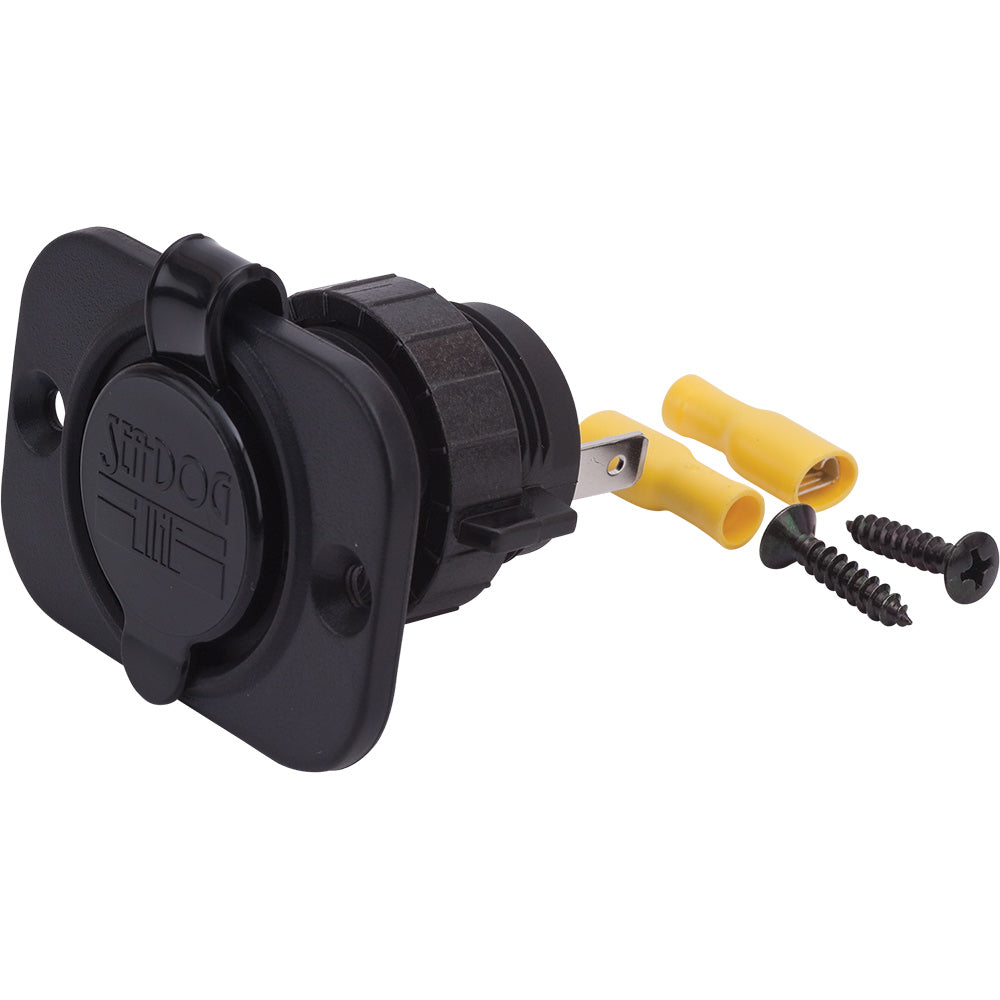 Sea-Dog Round Power Socket - 12V - Deckhand Marine Supply