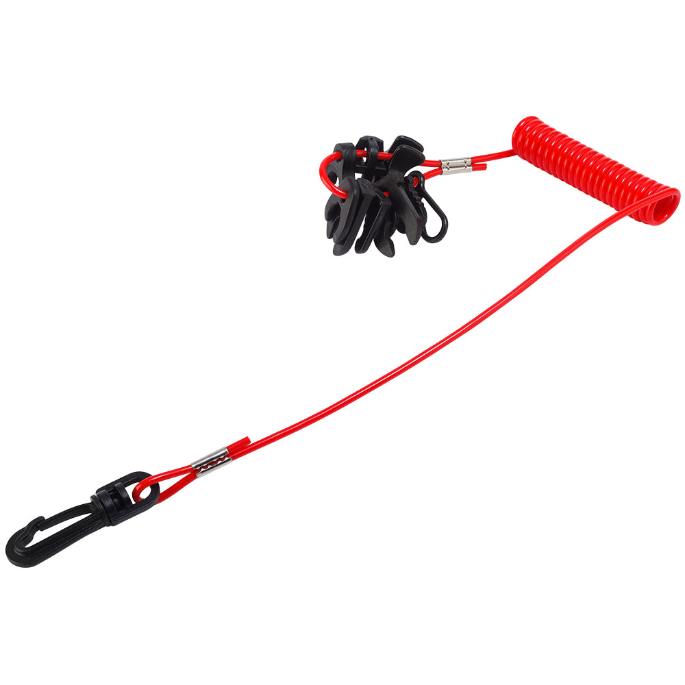 Sea-Dog 10 Key Kill Switch Universal Lanyard - Deckhand Marine Supply