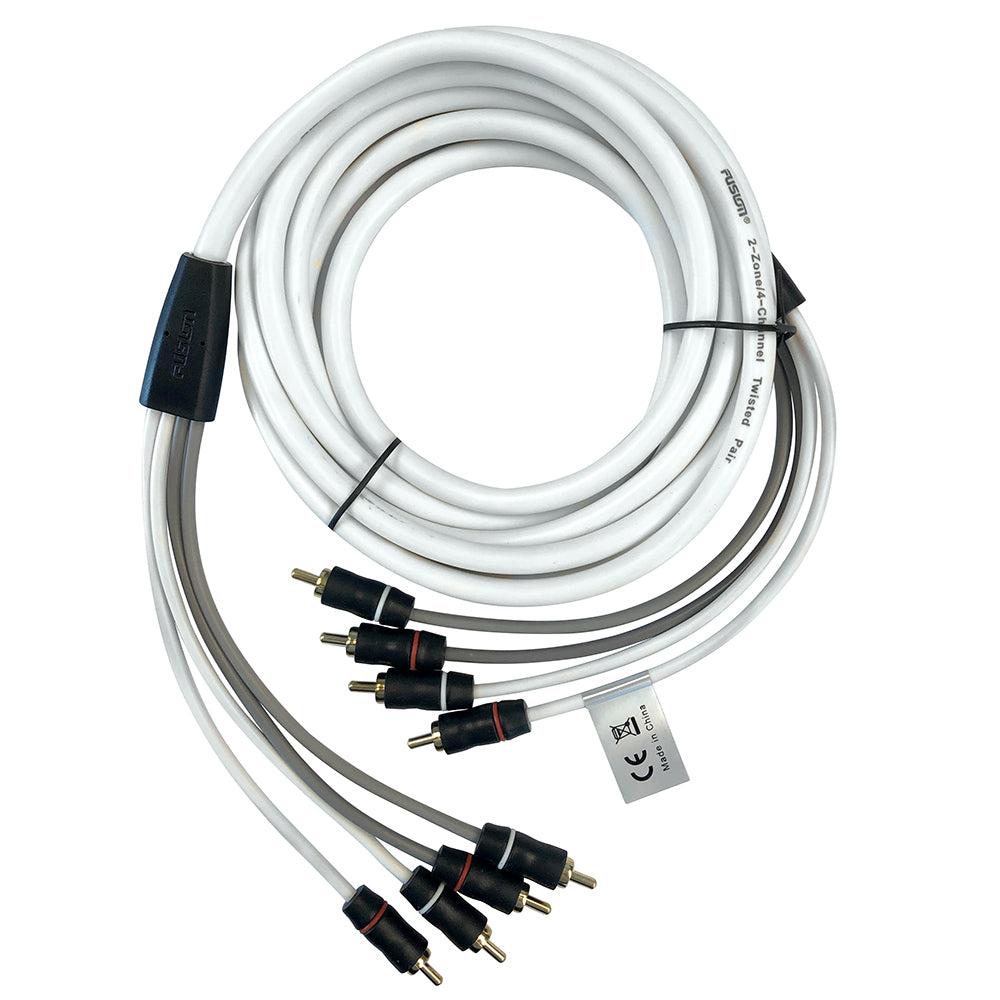Fusion RCA Cable - 4 Channel - 6 - Deckhand Marine Supply
