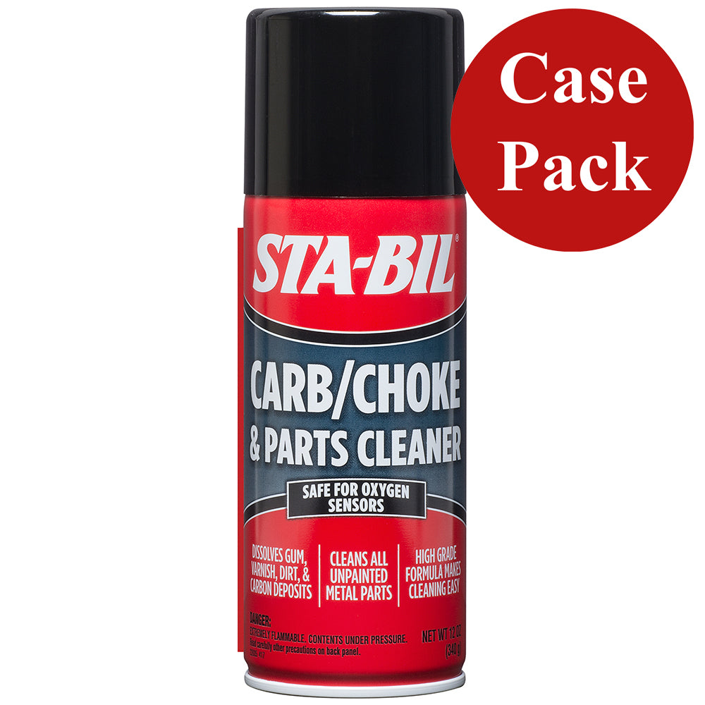 STA-BIL Carb Choke  Parts Cleaner - 12.5oz *Case of 12* - Deckhand Marine Supply