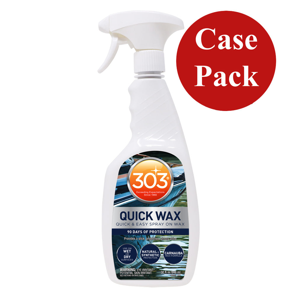 303 Marine Quick Wax - 32oz *Case of 6* - Deckhand Marine Supply