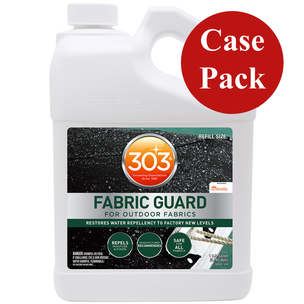 303 Marine Fabric Guard - 1 Gallon *Case of 4* - Deckhand Marine Supply