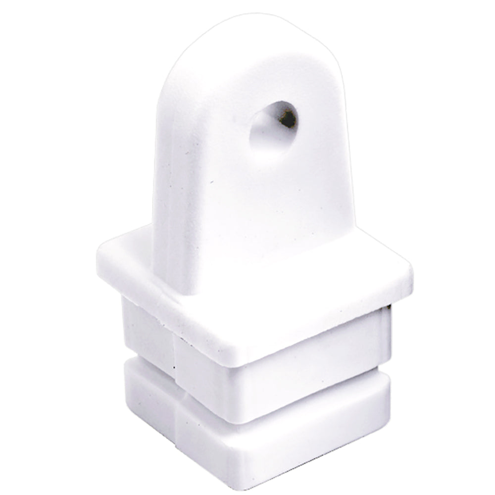 Sea-Dog Nylon Square Tube Top Insert - White - 1" - Deckhand Marine Supply