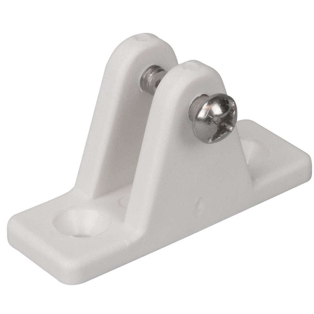 Sea-Dog Nylon Deck Hinge - White - Deckhand Marine Supply