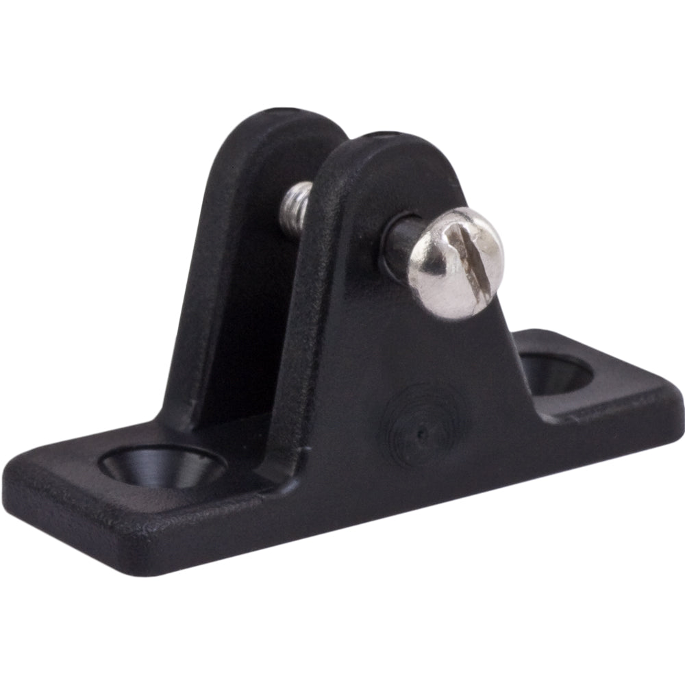 Sea-Dog Nylon Angled Deck Hinge - Black - Deckhand Marine Supply