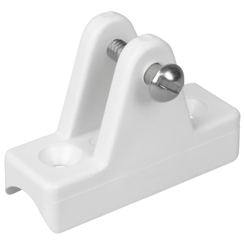 Sea-Dog Nylon Concave Deck Hinge - White - Deckhand Marine Supply