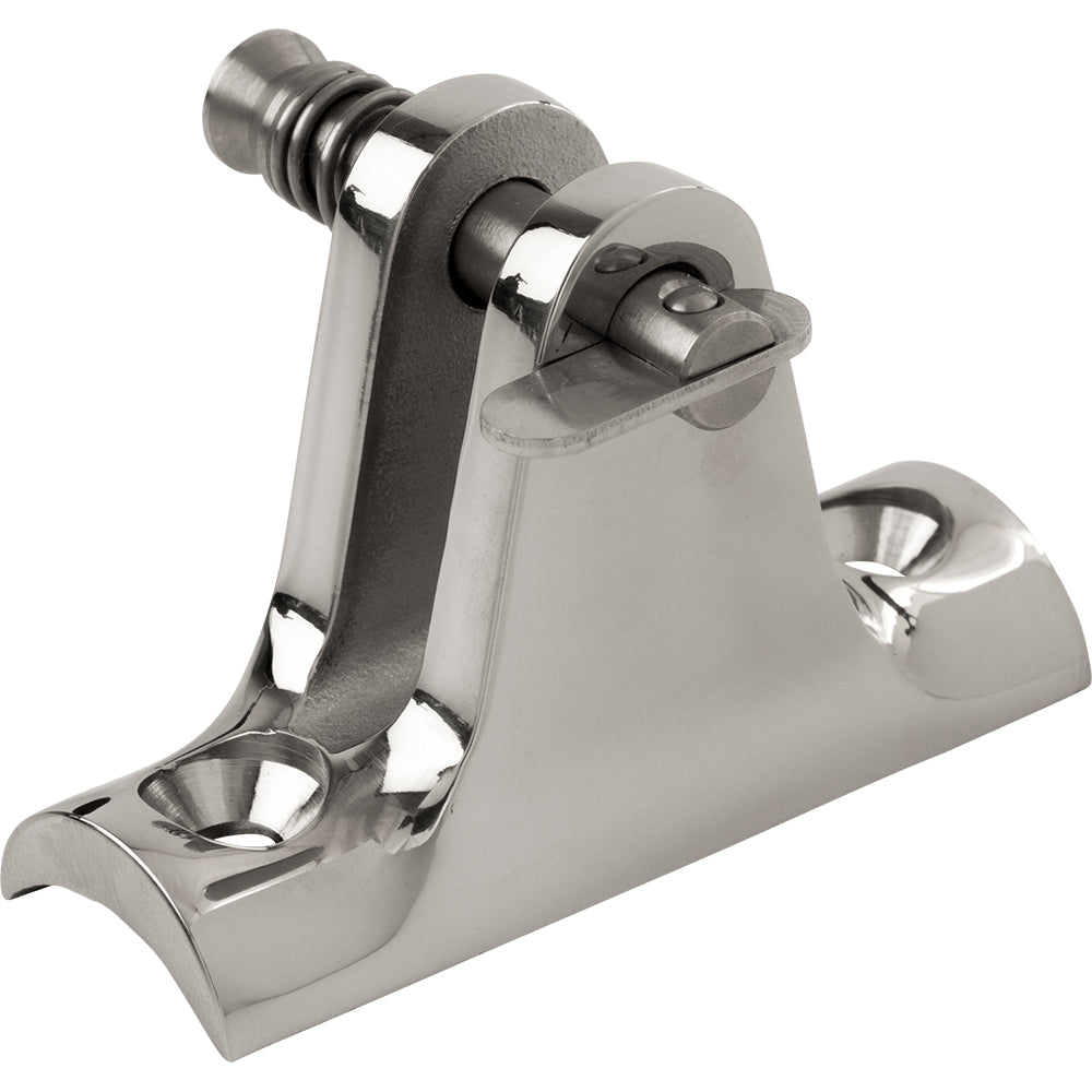 Sea-Dog Stainless Steel 90 Concave Base Deck Hinge - Removable Pin - Deckhand Marine Supply