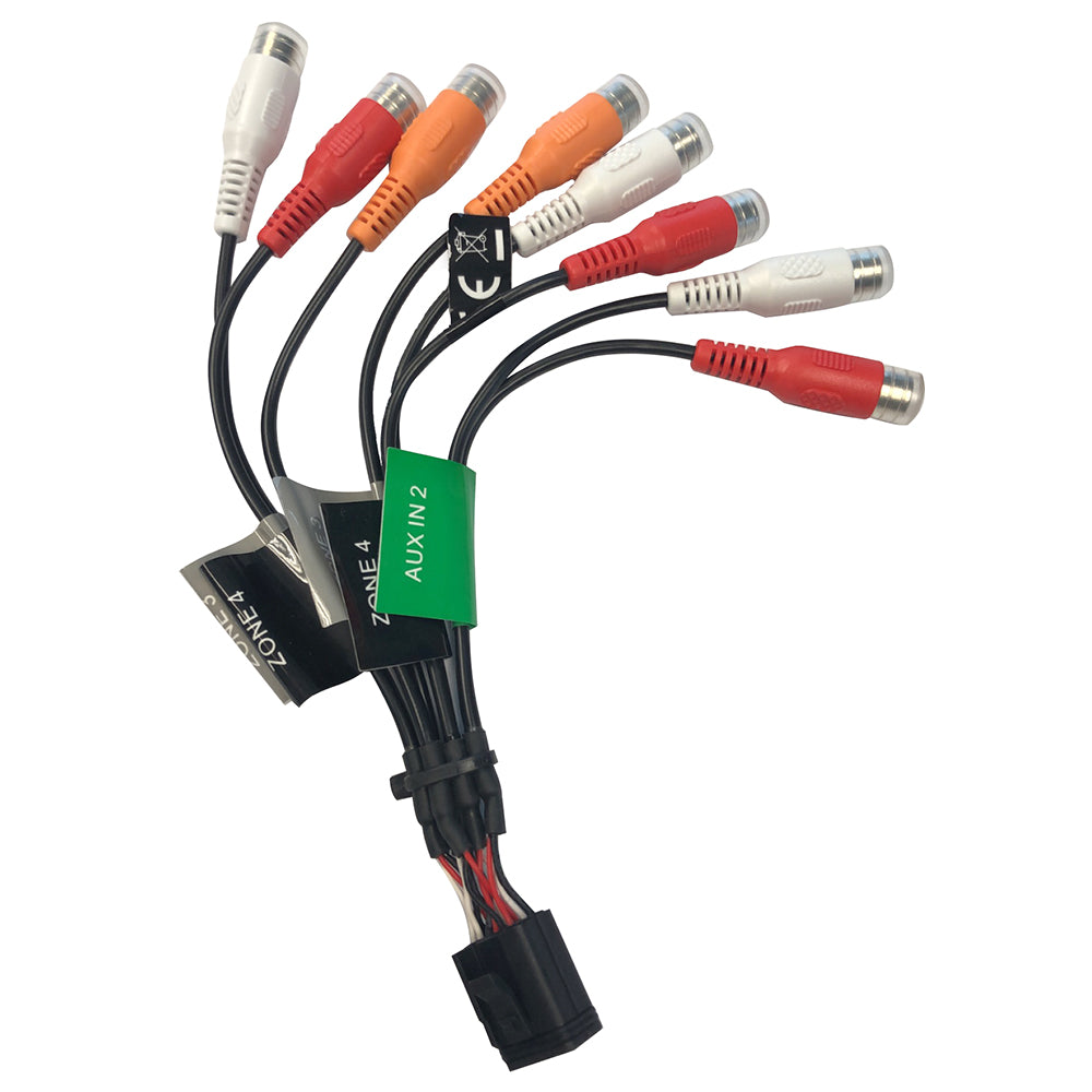 Fusion Wire Harness f/ MS-RA770 Stereo - Zone 3  4 (E Port-RCA) - Deckhand Marine Supply